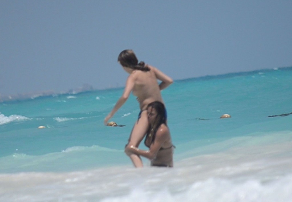 Michelle Rodriguez and Cara Delevingne Topless 18