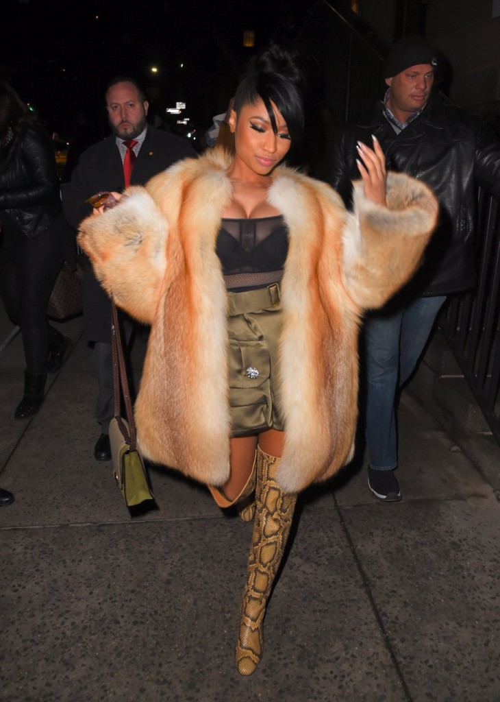 Nicki Minaj and Mark Jacobs are seen out in New York