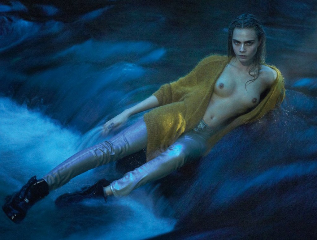 Cara Delevingne Topless 01