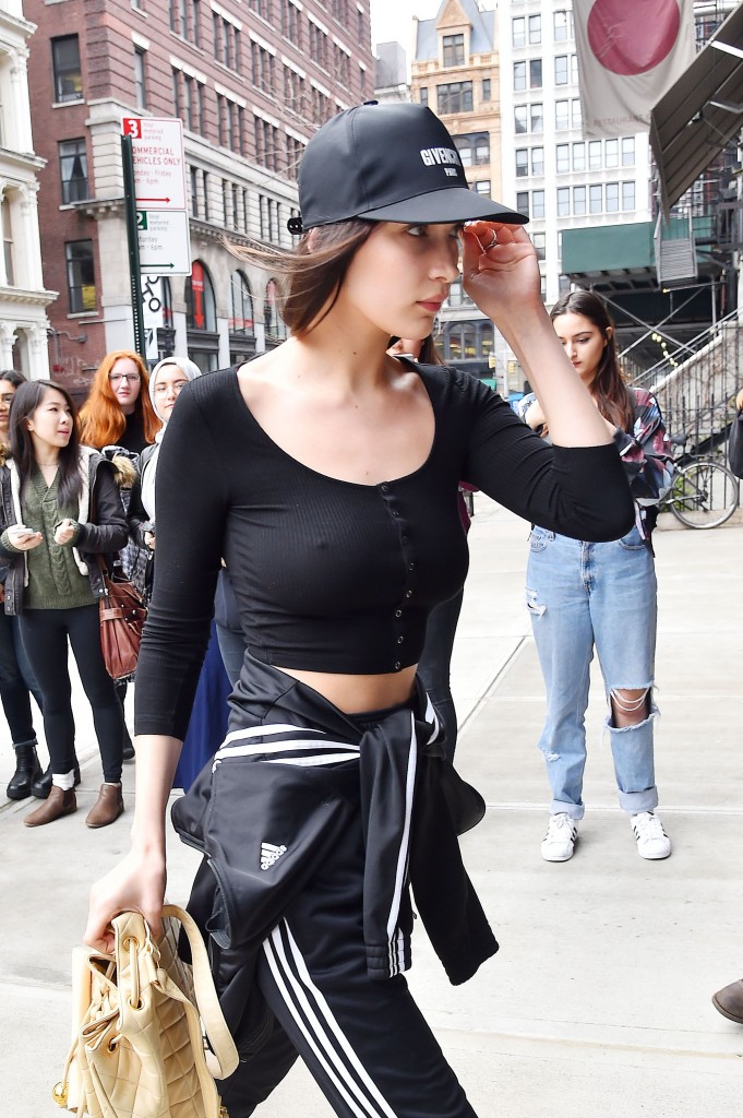 Bella Hadid Braless 8