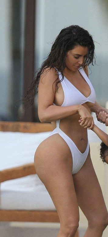 Kim Kardashian in a Swimsuit 14