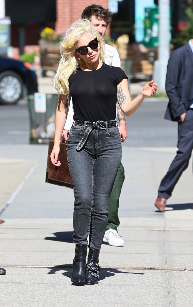 Lady Gaga Braless 5