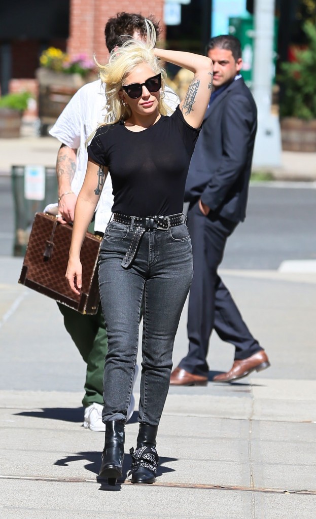 Lady Gaga Braless 9